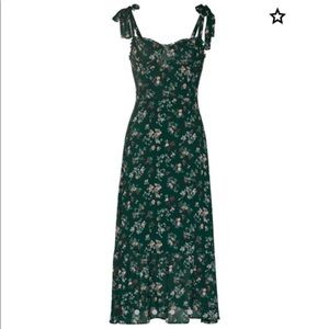 🌸Reformation Nikita Green Floral Dress 💐